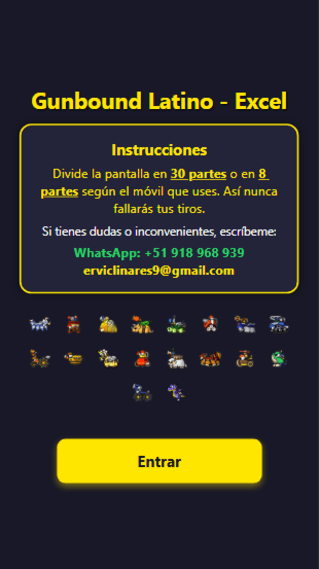 Screenshot de la app